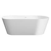 Austin Freestanding Acrylic Bath with Overflow, 1700mm